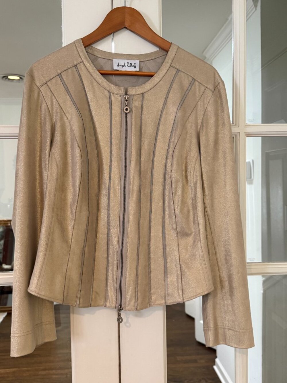 Joseph Ribkoff gold shimmer jacket